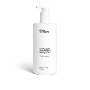 Envase con dosificador de gh Gema Herrerías Limpiador Hidratante Solución Micelar, higiene facial de alta tolerancia