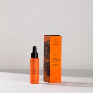 Envase de la Fórmula de Firmeza y Luminosidad con DMAE y Ácido Ursólico del Dr. Arturo Alba, tratamiento rejuvenecedor facial.