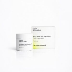 Envase de gh Mascarilla Purificante en polvo, producto para mezclar y aplicar como mascarilla facial.