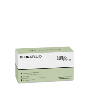 Caja de Florafluid 10 frascos de 10 ml, suplemento simbiótico para la salud digestiva de adultos