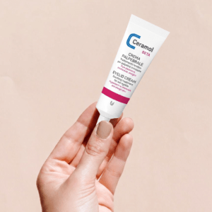 Tubo de Ceramol Crema de Párpados 10ml para el tratamiento de dermatitis y sequedad periocular