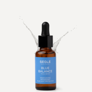 Frasco de Sérum Blue Balance de Segle Clinical, tratamiento hidratante y protector contra la luz azul.