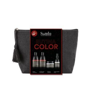 Neceser de tela Sendo con Champú y Acondicionador Protección del Color para cabellos teñidos