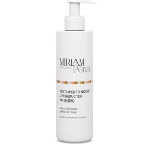 Bote de 250ml del Tratamiento Liporeductor Noche de la Farmacia Miriam Pérez.
