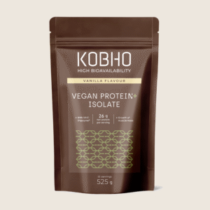 Bote de Proteína Vegana Aislada de Kobho Labs, nutrición vegetal de alta gama