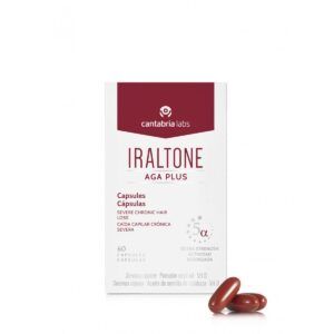 Caja de Iraltone AGA Plus de Cantabria Labs, tratamiento nutricional para la caída capilar crónica