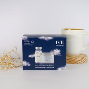 Pack Sueño Profundo de IVB Wellness que incluye suplementos para la inducción y mantenimiento del sueño.
