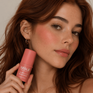 Envase del Blush Colorete en Crema SPF 50+ de Segle en tono Coral Crush.